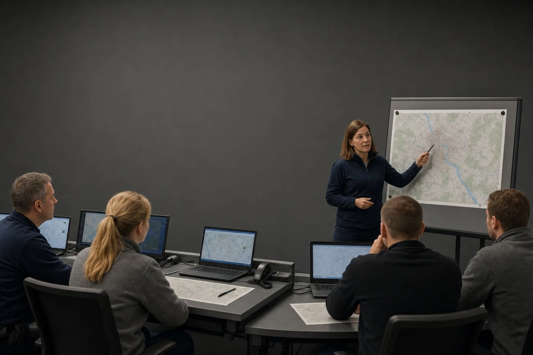 Kursmotiv zum BOS-Academy-Kurs „Einführung in die Stabsarbeit“.