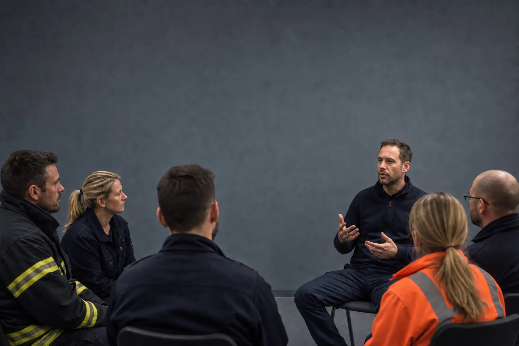 Kursmotiv zum BOS-Academy-Kurs „CISM und Peer-Support – Grundlagen“.