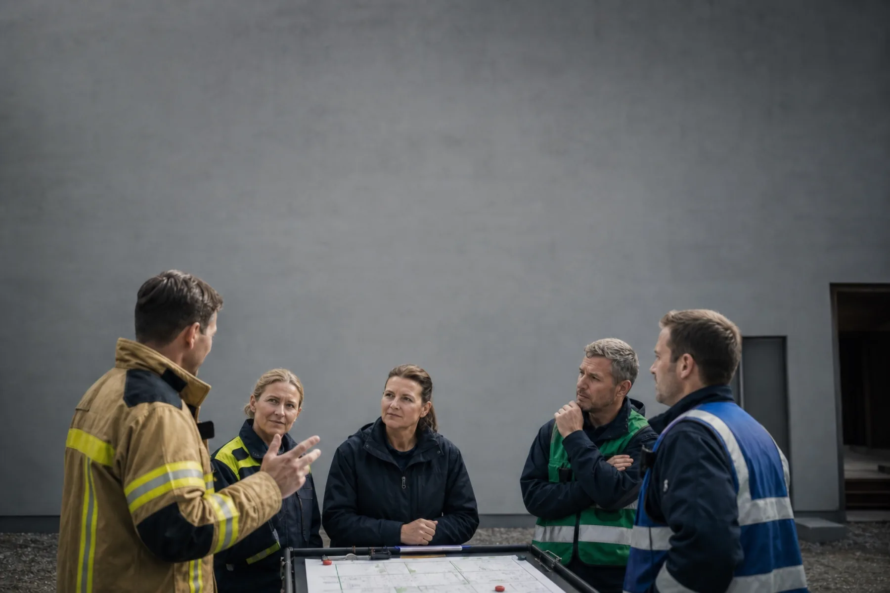 Kursmotiv zum BOS-Academy-Kurs „Menschen führen im Einsatz“.