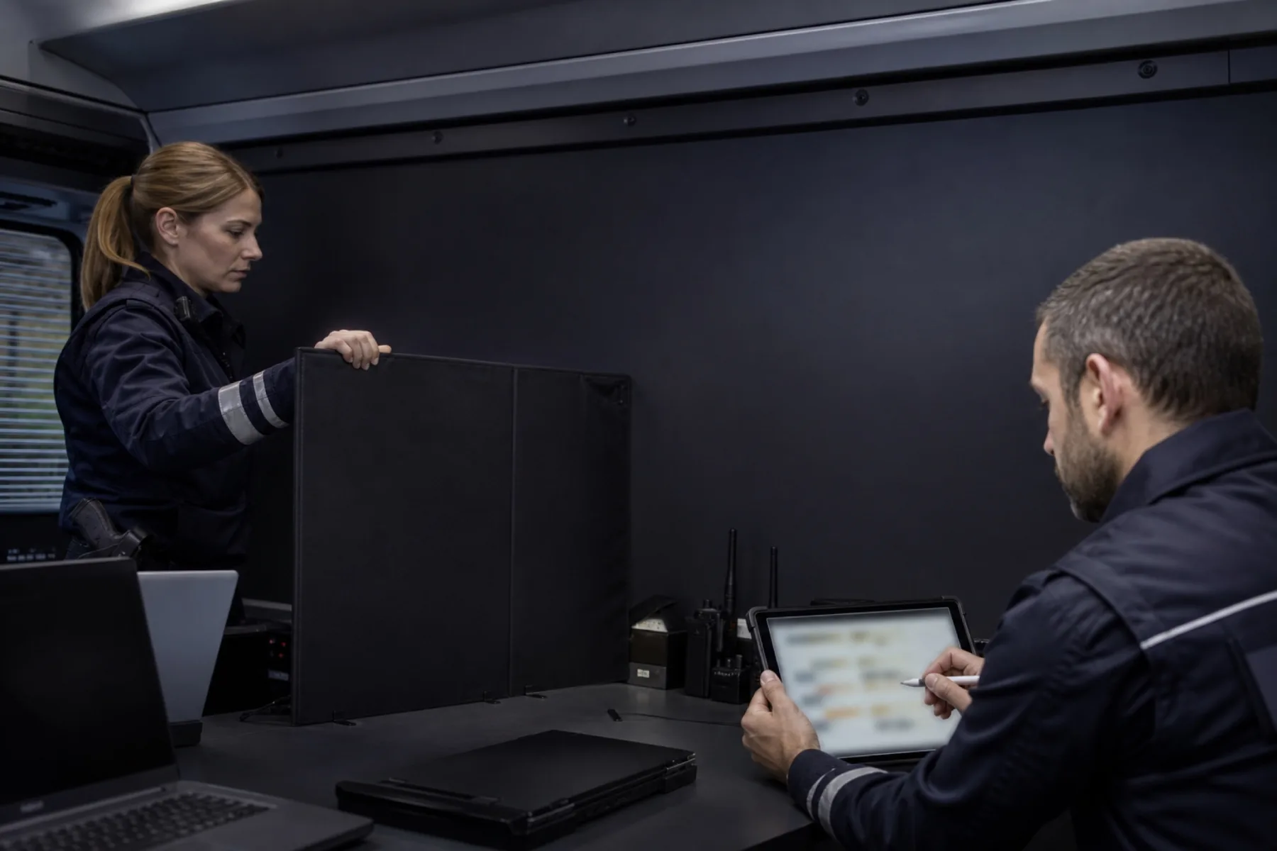 Kursmotiv zum BOS-Academy-Kurs „Datenschutz im Einsatz“.