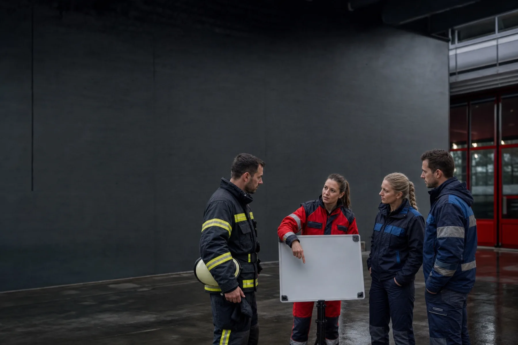 Kursmotiv zum BOS-Academy-Kurs „Kommunikation im Einsatz – Kommunikationstraining für Einsatzpersonal“.