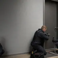 Kursmotiv zum BOS-Academy-Kurs „Türöffnung im Polizeieinsatz“.